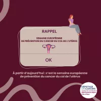 Semaine Européenne de prévention du cancer du col de l'utérus