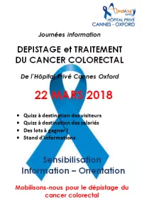 Mars Bleu à l’Hôpital Privée Cannes Oxford
